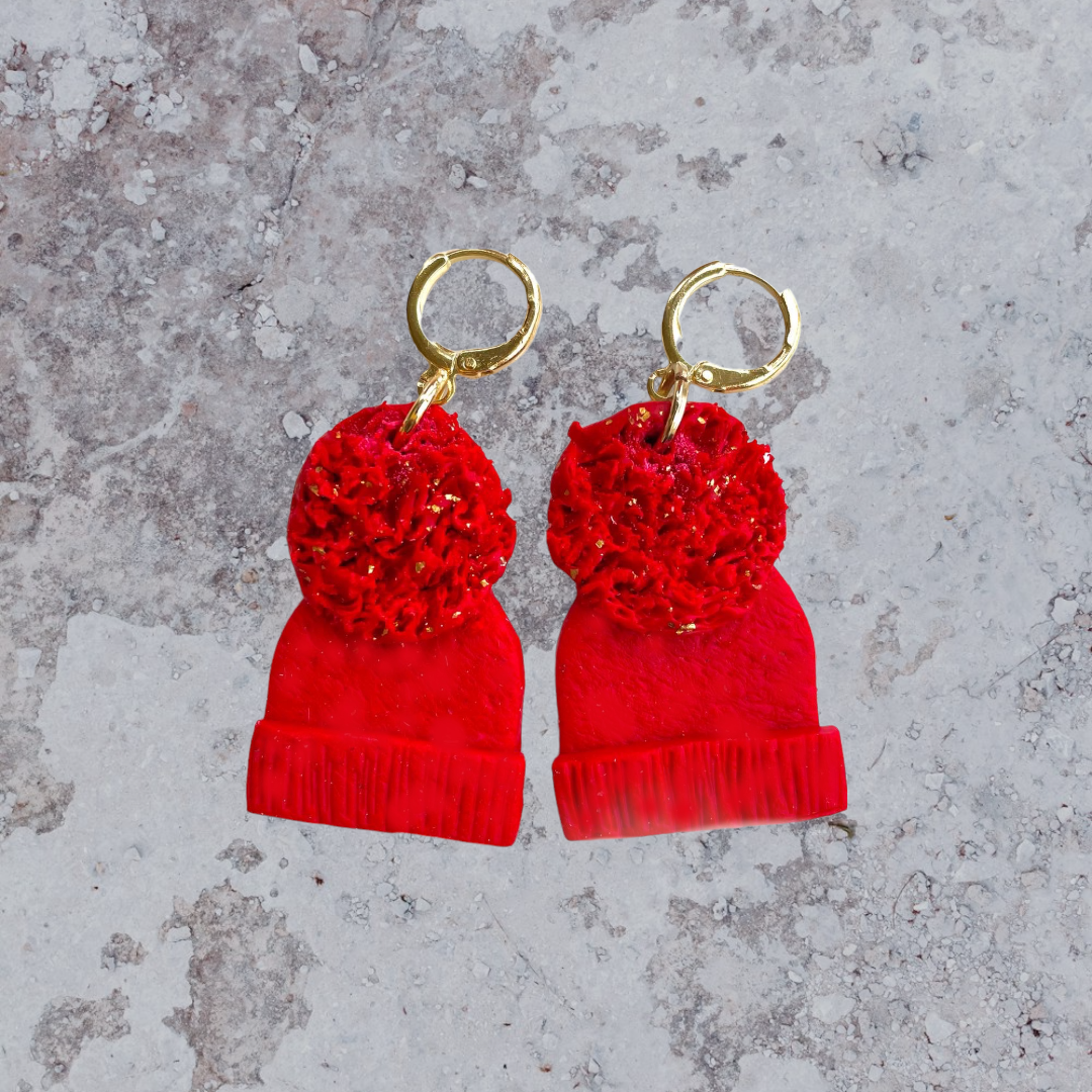 The Sweater weather hats FALL Earrings 1955