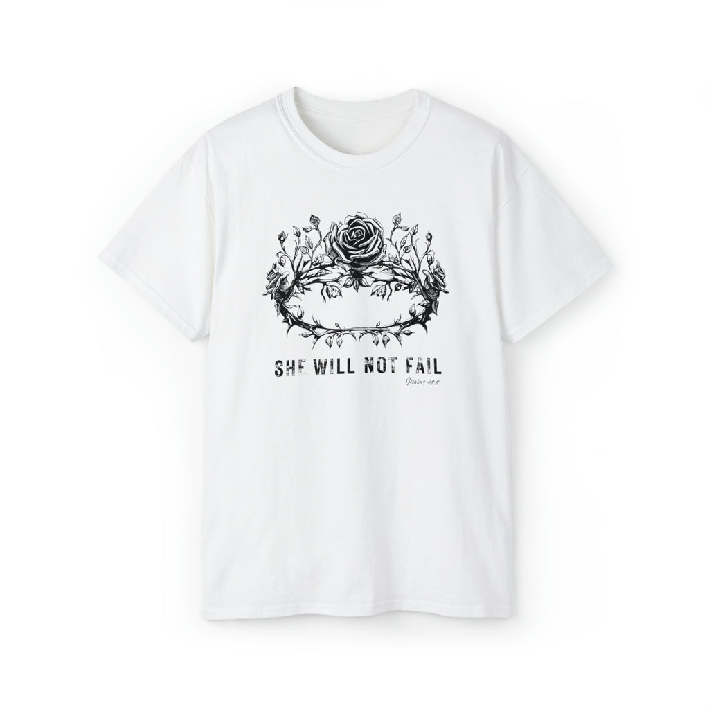 She will not fail ROSE CROWN Tee
