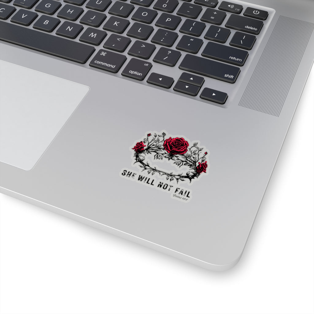 SHE WILL NOT FAIL Kiss-Cut Stickers