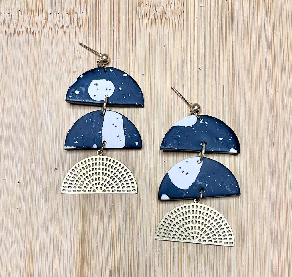 Harmony half moon Earrings