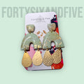 Mint Neutral Juneteenth Dangles