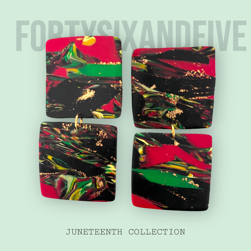 JUBILEE JUNETEENTH LONG DANGLE
