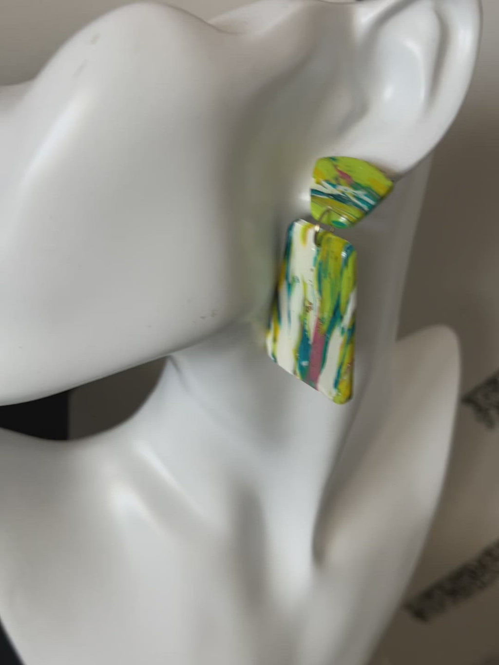 Multi Color “ Tamar” Earrings  1955