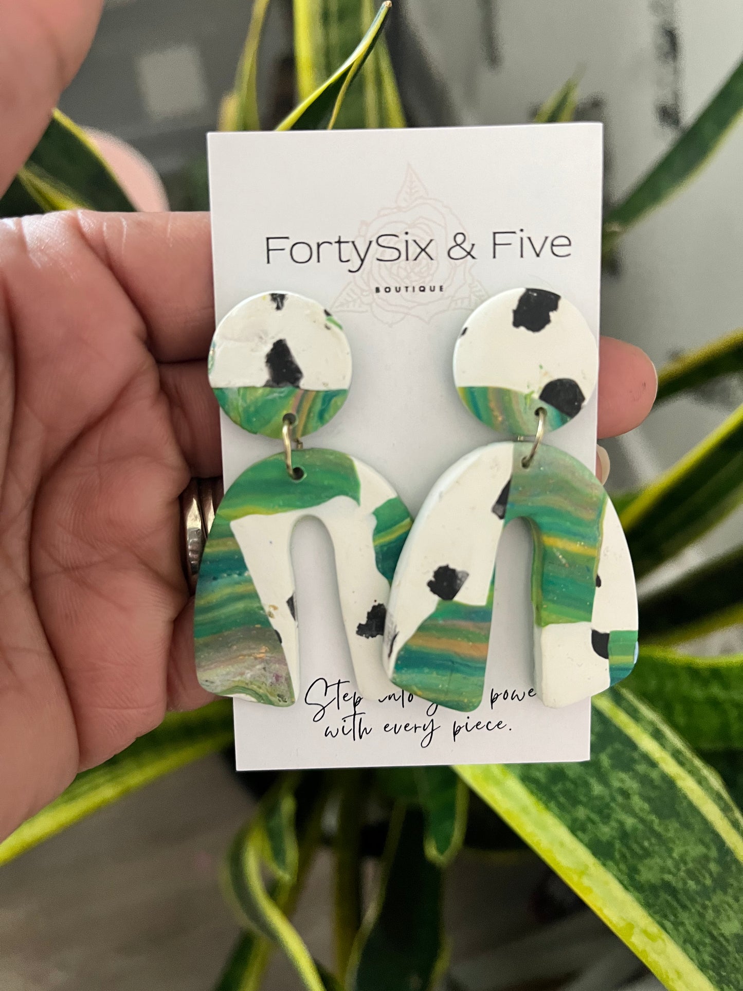 Color block “Carmen” Earrings  1955