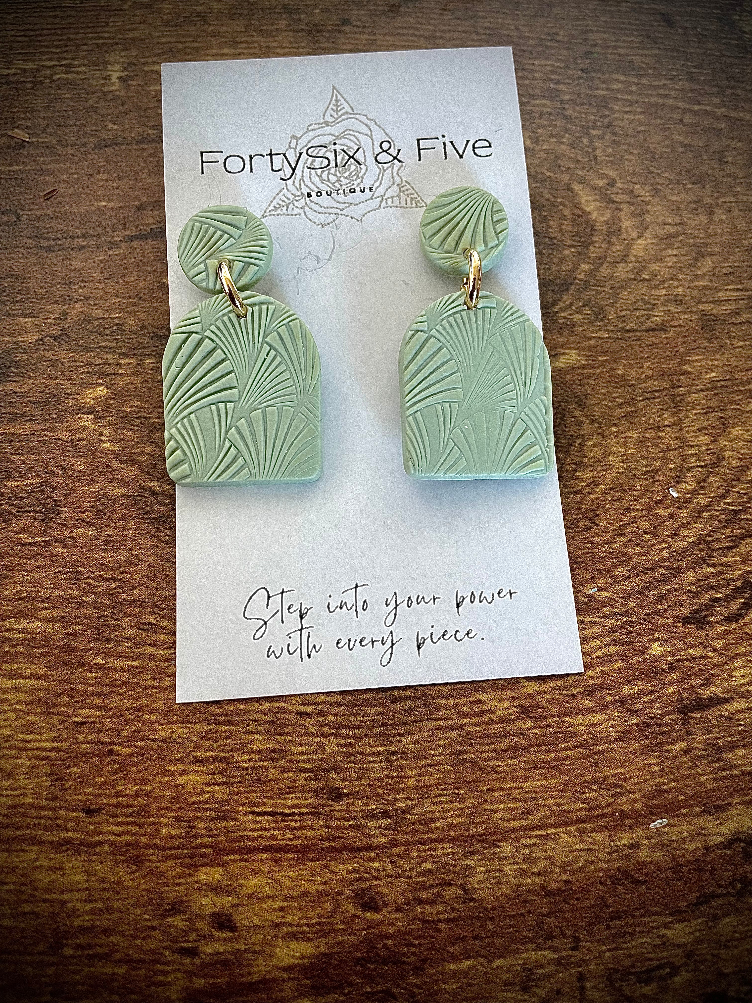 Mint Ada Earrings  1955