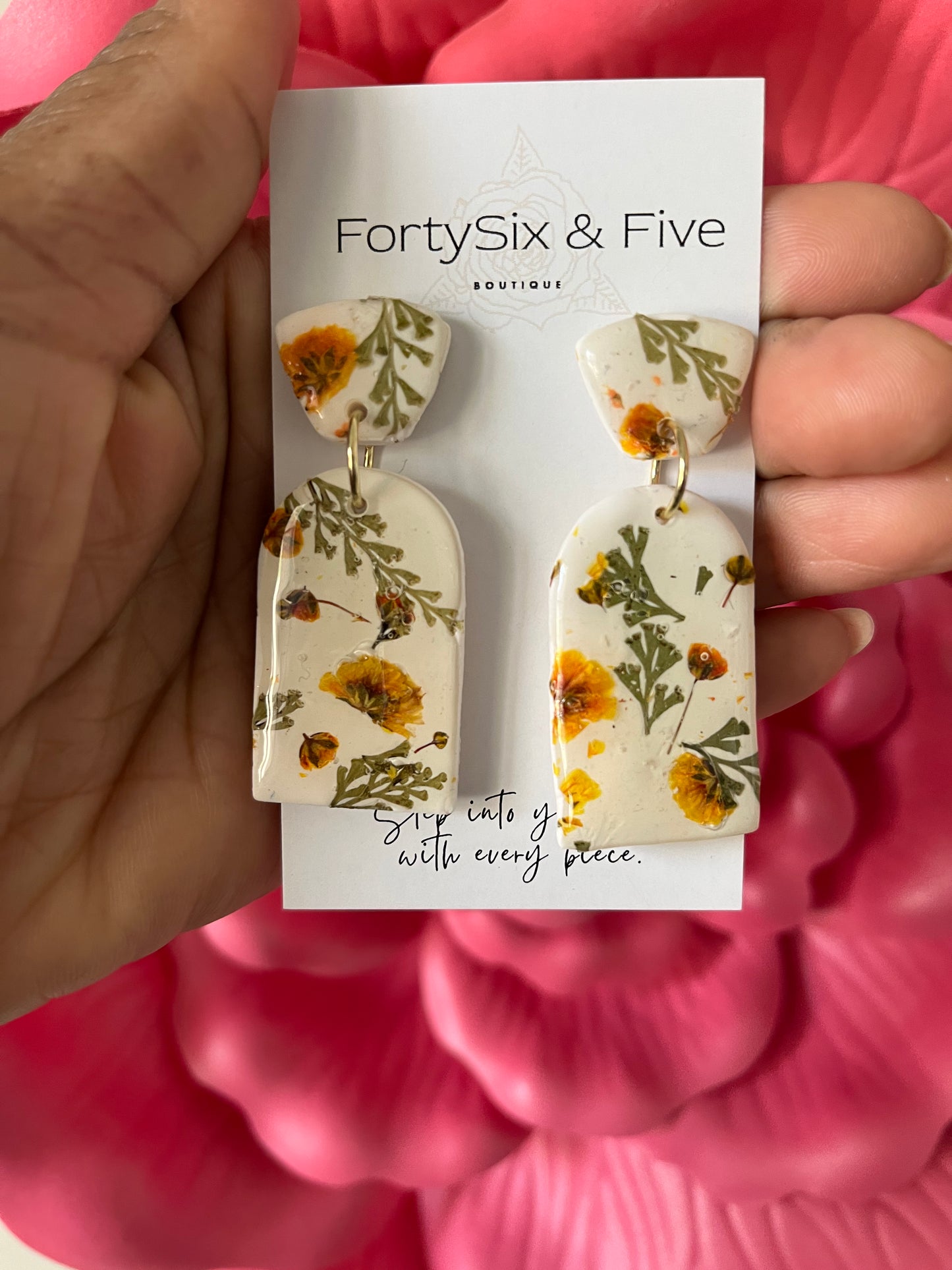 Logan  Floral Earrings  1955